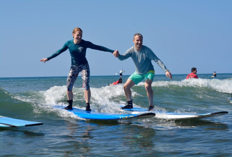 Group Surf Lesson at Kalama Beach Park, Maui, Hawaii
