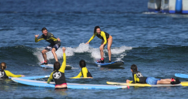 Group Surf Lesson on Maui, Hawaii