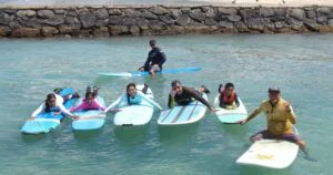 Private Group Surf Lesson in Waikiki, Oahu — South Shore