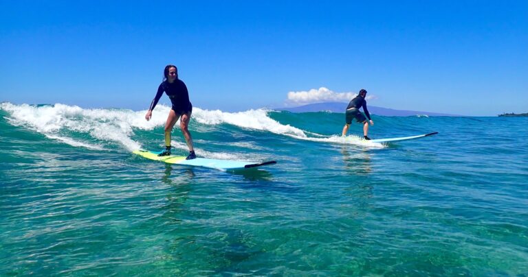 Semi-Private Surf Lesson for Two on Maui, Hawaii