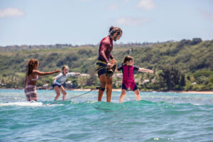 Keiki Tandem Surf Lesson in North Shore, Oahu