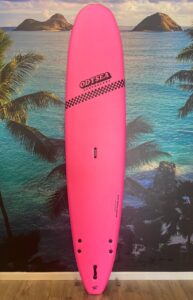 9’0″ Odysea Pink Surfboard Rental in Oahu