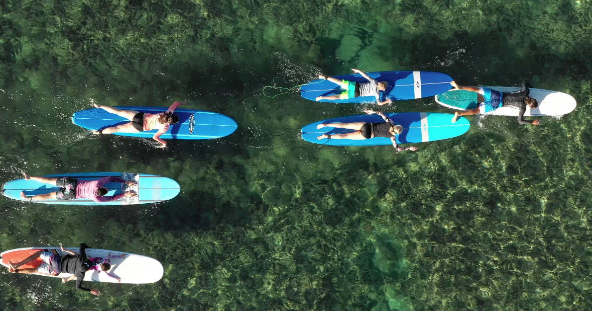 Open Group Surf Lesson in North Shore, Oahu — Small Group
