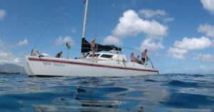 Morning Catamaran Sail & Snorkel off North Shore Oahu — Four Hours