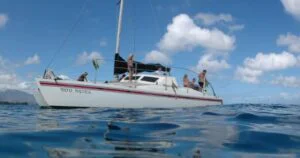 Morning Catamaran Sail & Snorkel off North Shore Oahu — Four Hours