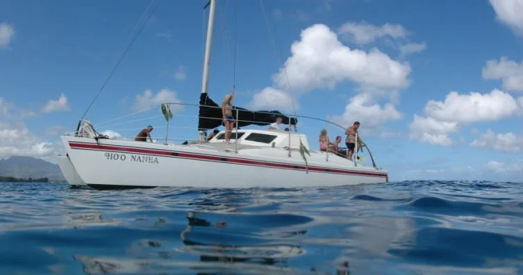 Morning Catamaran Sail & Snorkel off North Shore Oahu — Four Hours