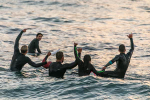 Blue Seas Surfing School Group Surf Lesson on Kauai — Hotel Pickup Included